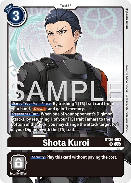 Shota Kuroi &mdash; Digimon Card Game card