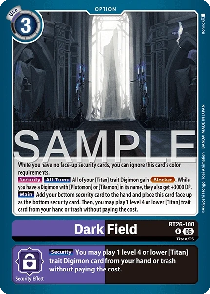 Dark Field &mdash; Digimon Card Game card