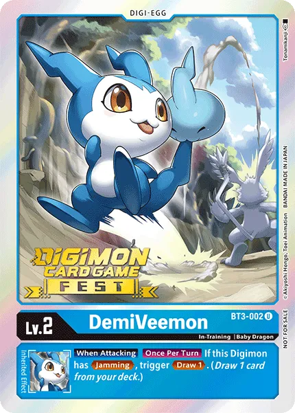 DemiVeemon &mdash; Digimon Card Game card