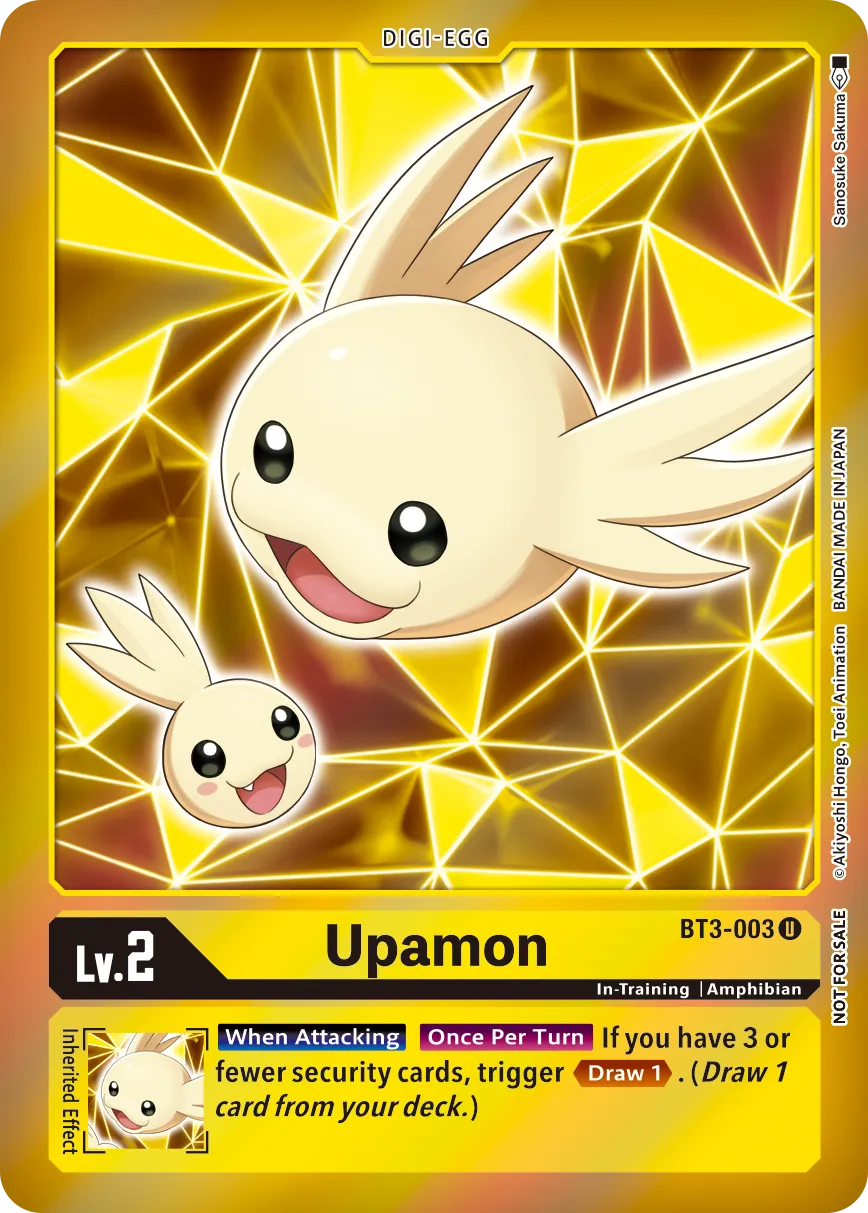 Upamon &mdash; Digimon Card Game card