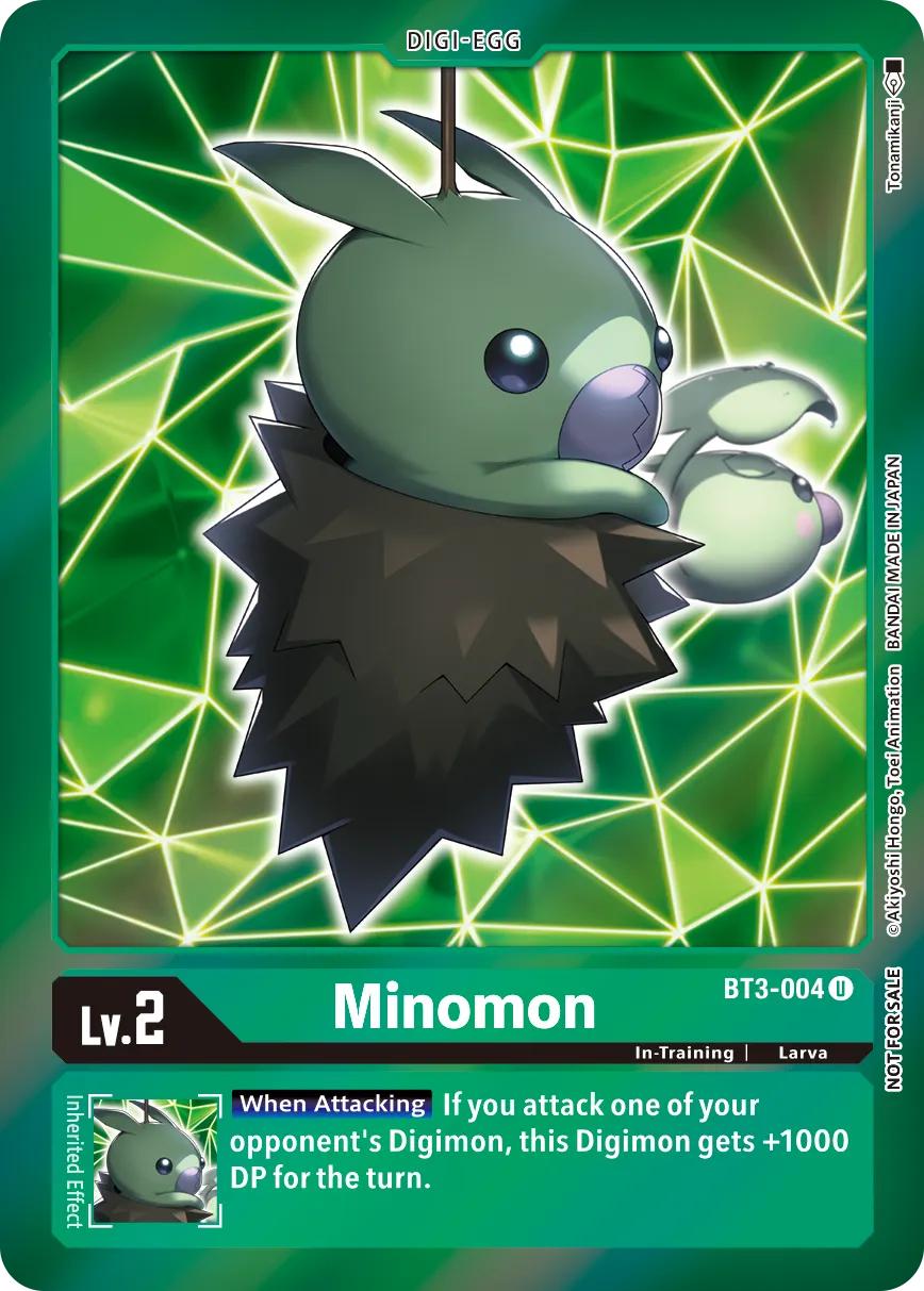 Minomon &mdash; Digimon Card Game card