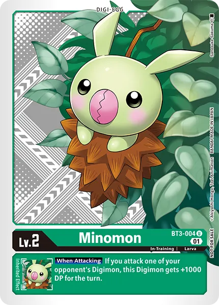 Minomon &mdash; Digimon Card Game card