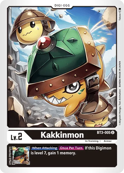 Kakkinmon &mdash; Digimon Card Game card