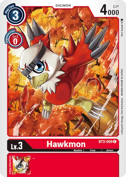 Hawkmon &mdash; Digimon Card Game card