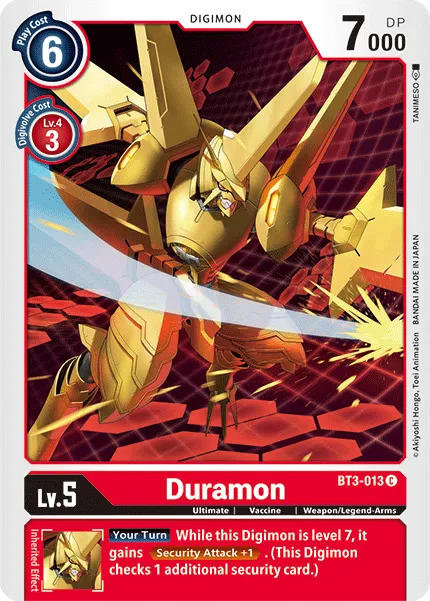 Duramon &mdash; Digimon Card Game card