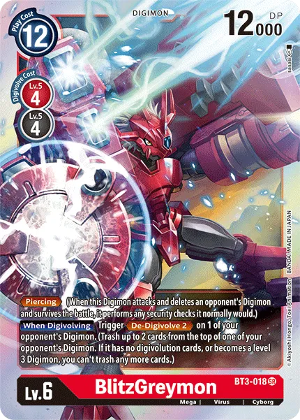 BlitzGreymon &mdash; Digimon Card Game card