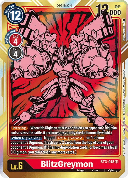 BlitzGreymon &mdash; Digimon Card Game card