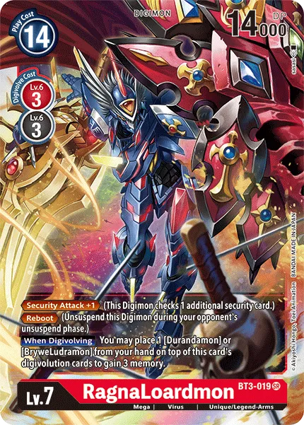 RagnaLoardmon &mdash; Digimon Card Game card