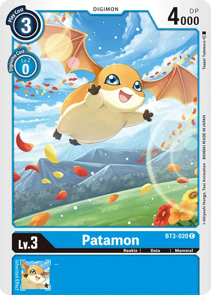 Patamon &mdash; Digimon Card Game card