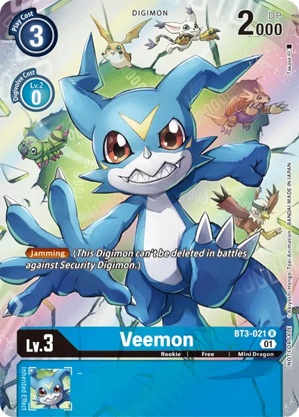 Veemon &mdash; Digimon Card Game card