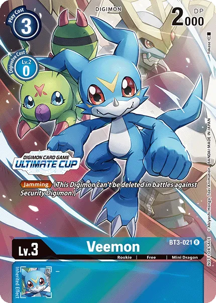 Veemon &mdash; Digimon Card Game card