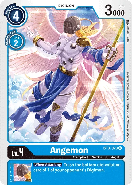 Angemon &mdash; Digimon Card Game card