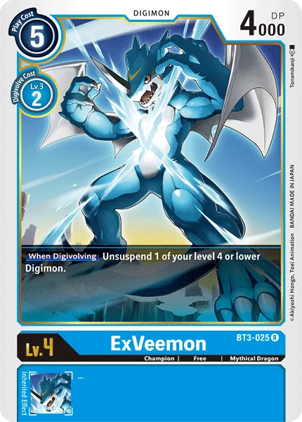 ExVeemon &mdash; Digimon Card Game card