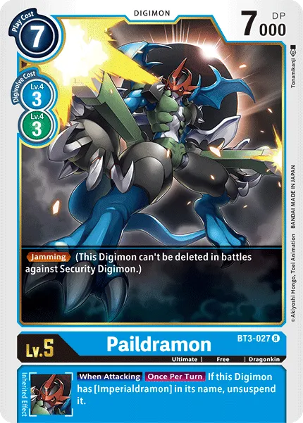 Paildramon &mdash; Digimon Card Game card