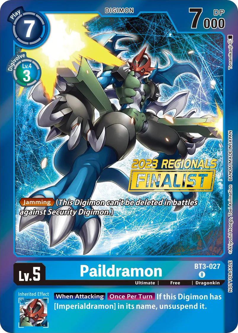 Paildramon &mdash; Digimon Card Game card
