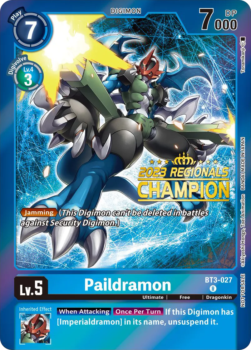 Paildramon &mdash; Digimon Card Game card