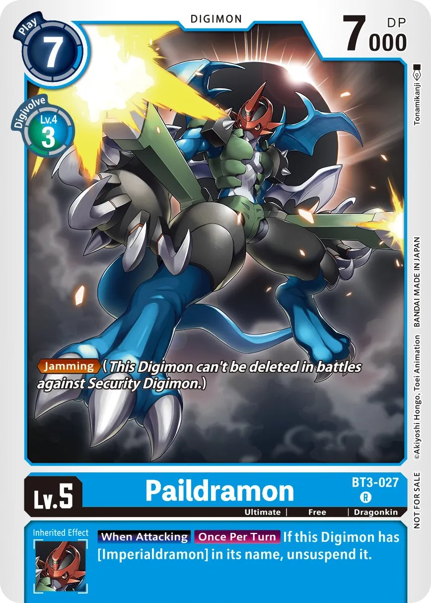 Paildramon &mdash; Digimon Card Game card