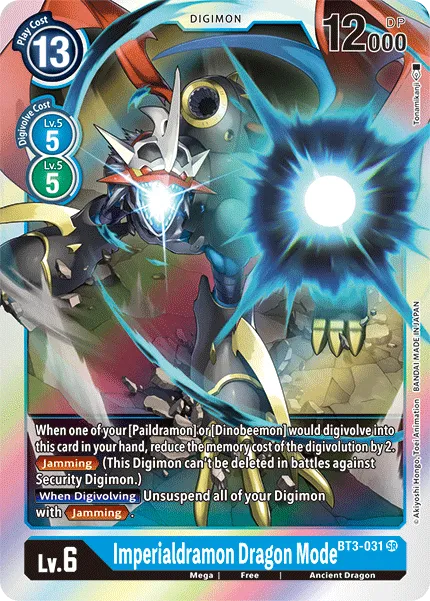 Imperialdramon Dragon Mode &mdash; Digimon Card Game card