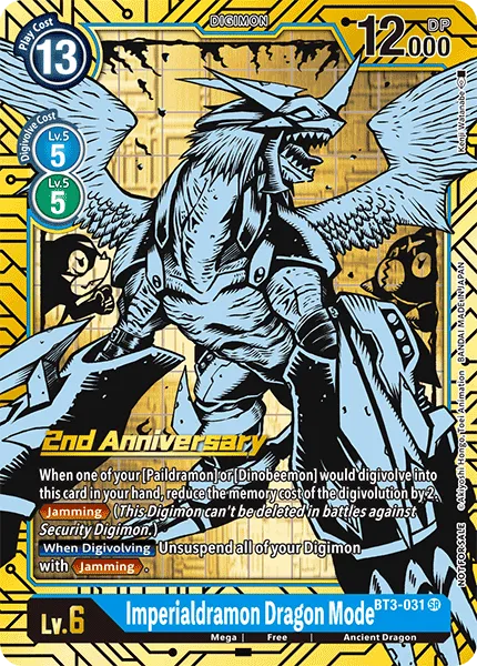 Imperialdramon Dragon Mode &mdash; Digimon Card Game card