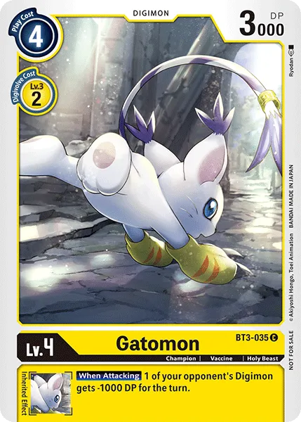 Gatomon &mdash; Digimon Card Game card