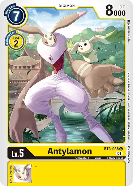 Antylamon &mdash; Digimon Card Game card