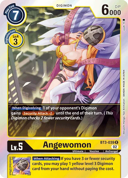 Angewomon &mdash; Digimon Card Game card