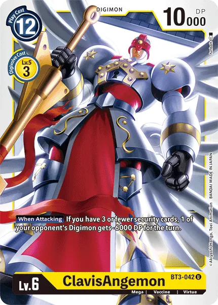 ClavisAngemon &mdash; Digimon Card Game card