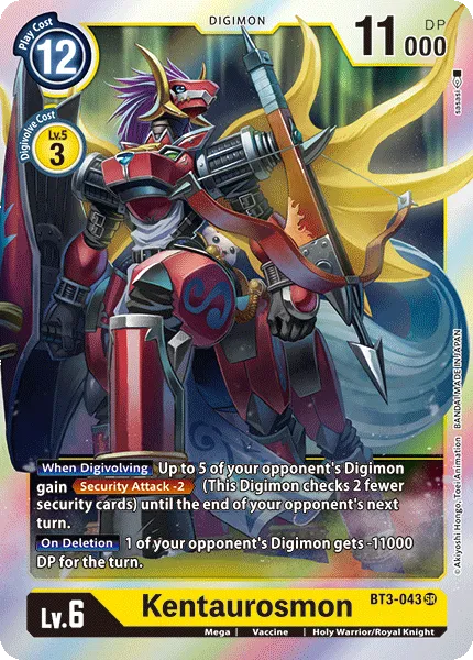Kentaurosmon &mdash; Digimon Card Game card