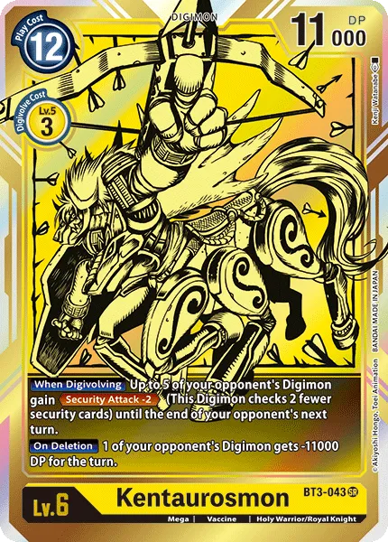 Kentaurosmon &mdash; Digimon Card Game card
