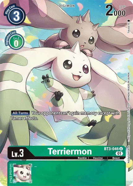 Terriermon &mdash; Digimon Card Game card