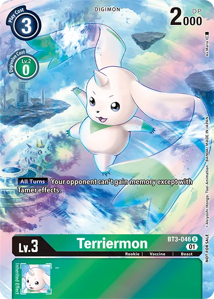 Terriermon &mdash; Digimon Card Game card