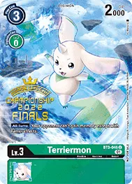 Terriermon &mdash; Digimon Card Game card