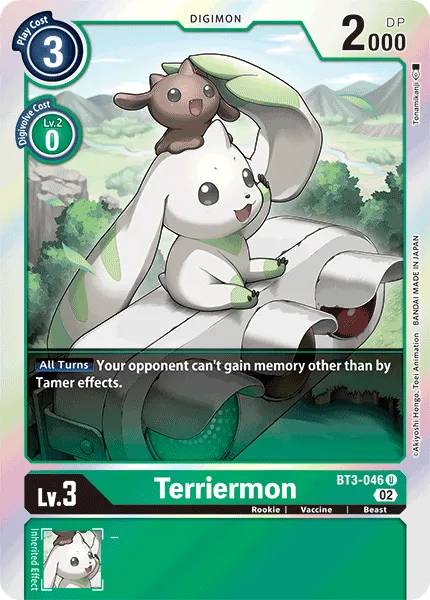Terriermon &mdash; Digimon Card Game card
