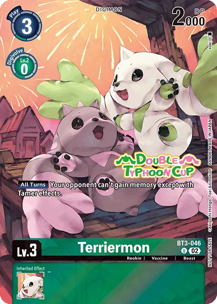 Terriermon &mdash; Digimon Card Game card