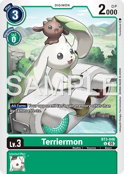 Terriermon &mdash; Digimon Card Game card