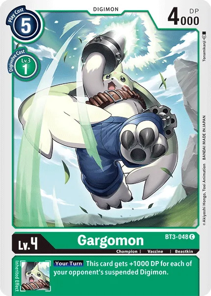 Gargomon &mdash; Digimon Card Game card