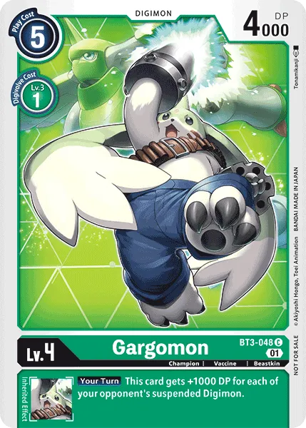 Gargomon &mdash; Digimon Card Game card