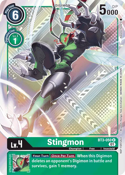 Stingmon &mdash; Digimon Card Game card