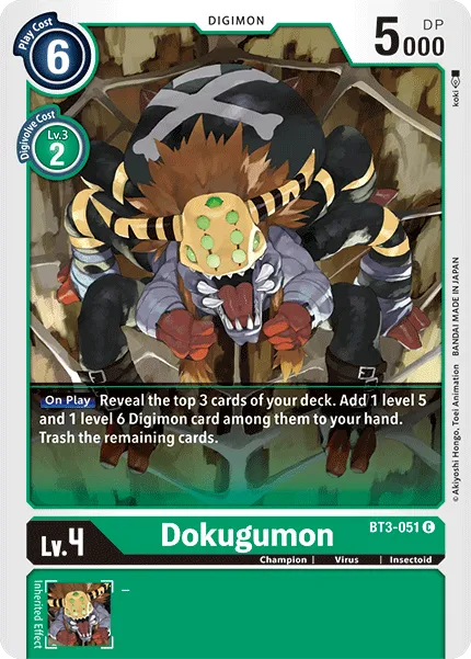 Dokugumon &mdash; Digimon Card Game card