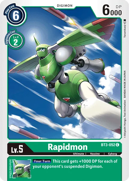 Rapidmon &mdash; Digimon Card Game card