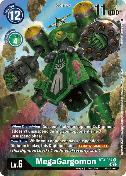 MegaGargomon &mdash; Digimon Card Game card
