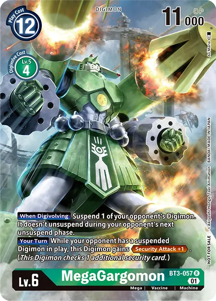 MegaGargomon &mdash; Digimon Card Game card