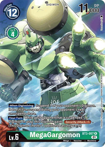 MegaGargomon &mdash; Digimon Card Game card