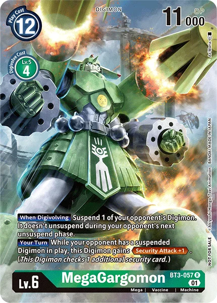 MegaGargomon &mdash; Digimon Card Game card