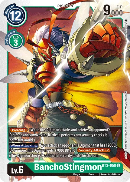 BanchoStingmon &mdash; Digimon Card Game card