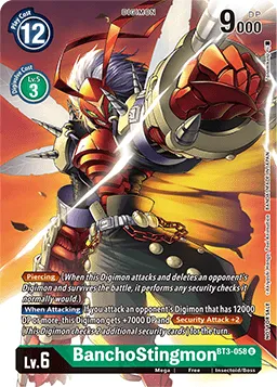 BanchoStingmon &mdash; Digimon Card Game card