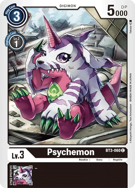 Psychemon &mdash; Digimon Card Game card