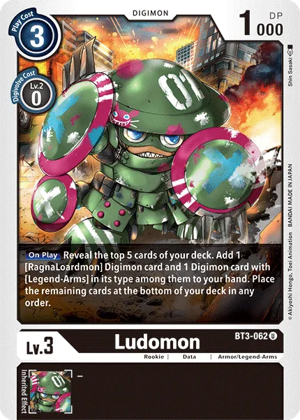 Ludomon &mdash; Digimon Card Game card