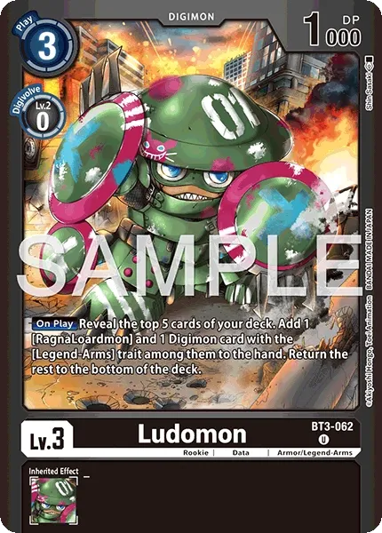 Ludomon &mdash; Digimon Card Game card