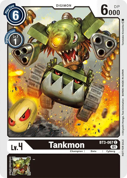 Tankmon &mdash; Digimon Card Game card